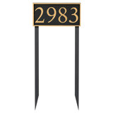 Washington 1-Line Lawn Address Sign