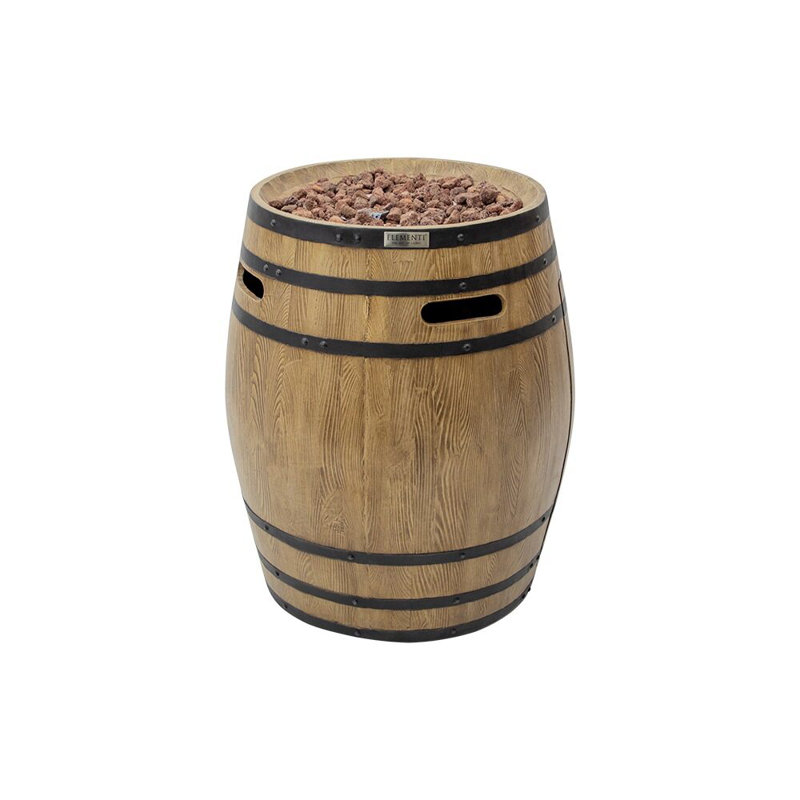 Napa Round Concrete Propane Smokeless Fire Column