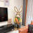Brown+Green+Yellow Free Form Typha Grass+Fabric Decorative Object