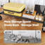Double Rail Freestanding Clothes Rack, with Mesh Board and Side Hooks-1573547688
