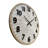 Luciana Woven Rattan Round Wall Clock
