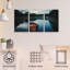Ensemble de 3 panneaux d'art mural - Bateau dans le brouillard de Christian Lindsten, art mural pour salon, chambre à coucher ou bureau 