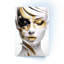 «Golden Woman», ensemble de 3 reproductions d'art sur acrylique-96779202