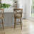 Ewan Swivel Upholstered Counter Stool with Solid Wood Frame-329419282-329419292