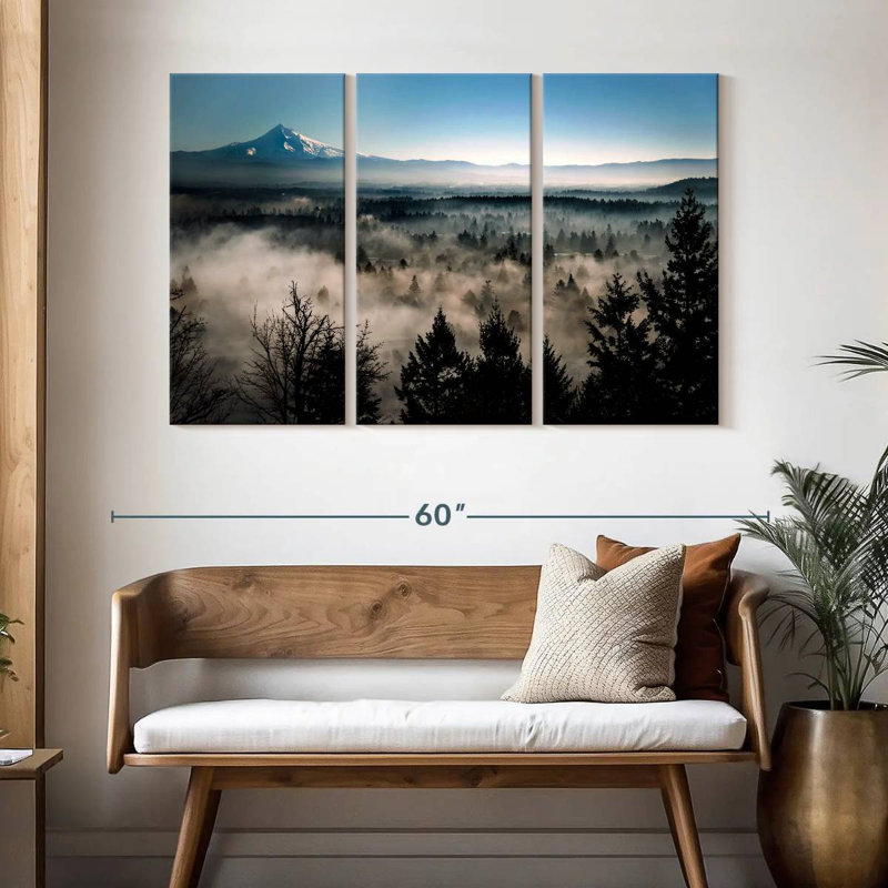 Alvord brumeux Willamette Valley, H 32 po x l 50 po