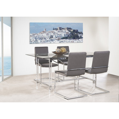 Glass Top Dining Table