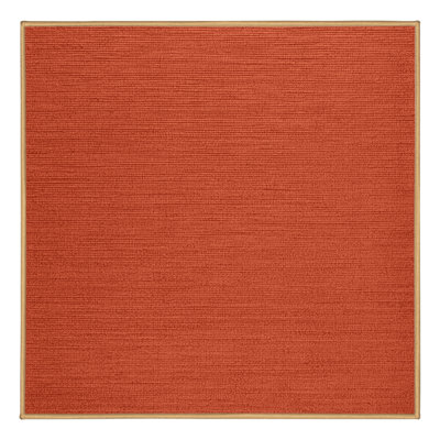 Tapis rouge uni lavable à la machine