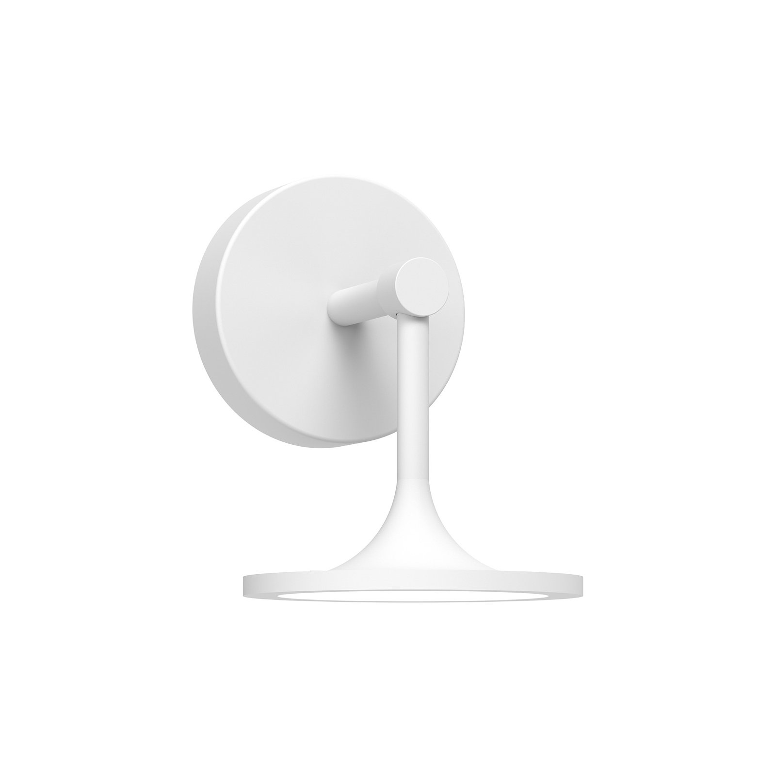 Daveney Single Light Dimmable LED Armed Sconce, White