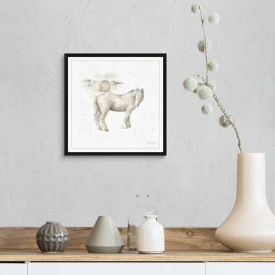 «Farm Friends», art mural neutre sur toile