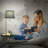 58'' Tray Table Floor Lamp with USB and Outlet