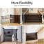 55"/71" Retractable Baby Gate Mesh Safety Gates for Stairs Doorways Indoor Outdoor Use-98350739-98477715