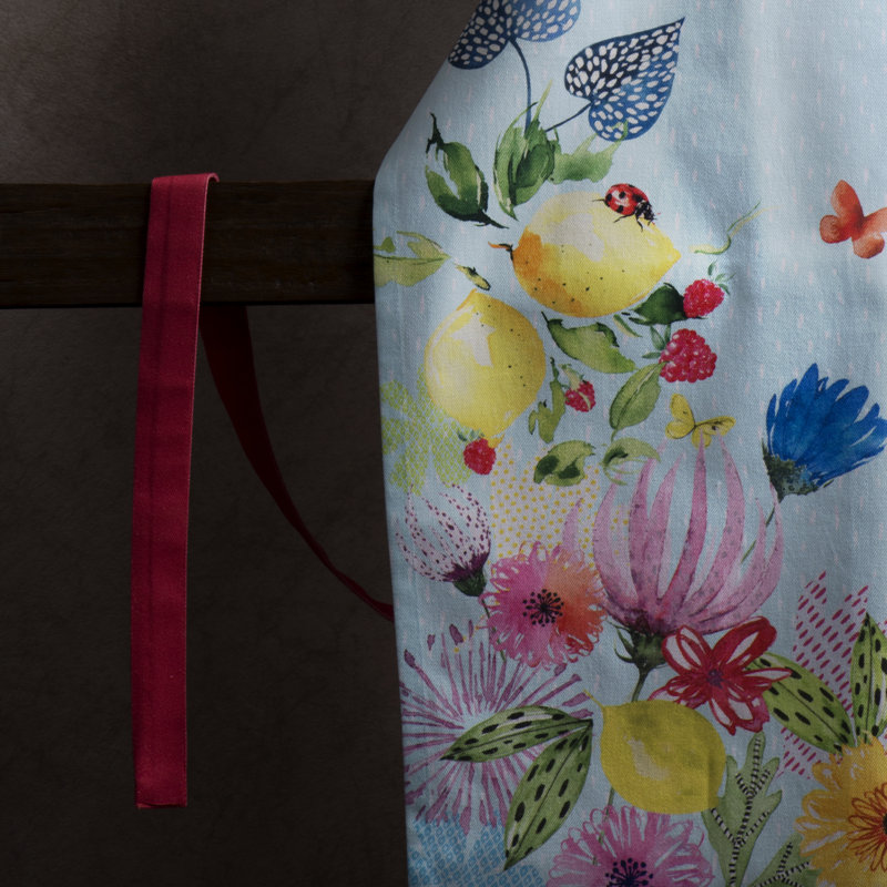 Cotton Bib Apron, Mint
