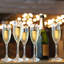 Flûtes à champagne à pied, ensemble de 6