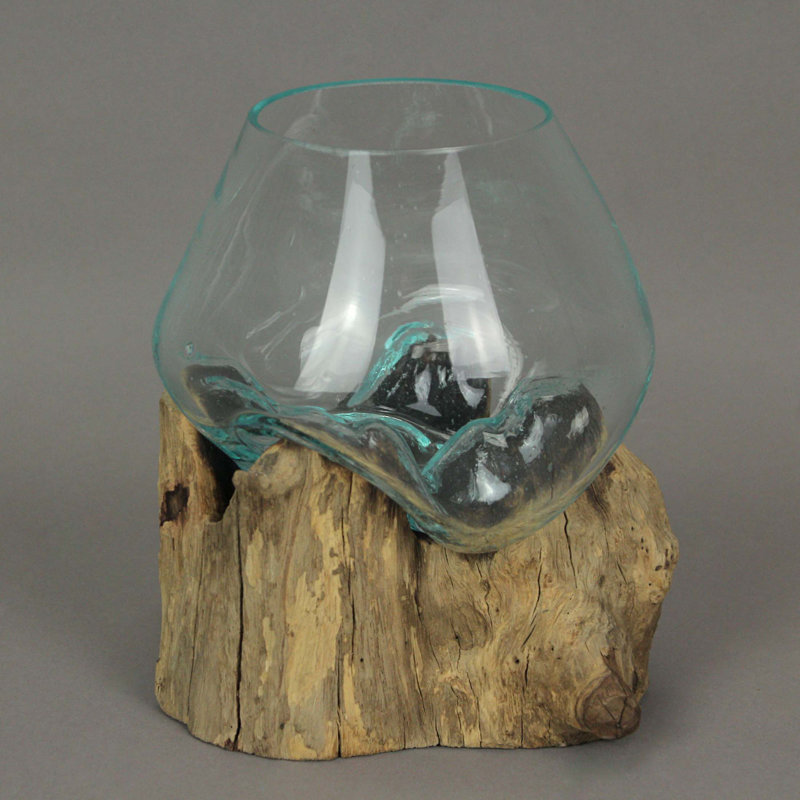 Latitude Handmade Wood Table Vase