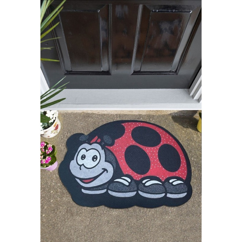 Tapis pour porte d'extérieur antidérapant 24 po x 16 po Hamrick