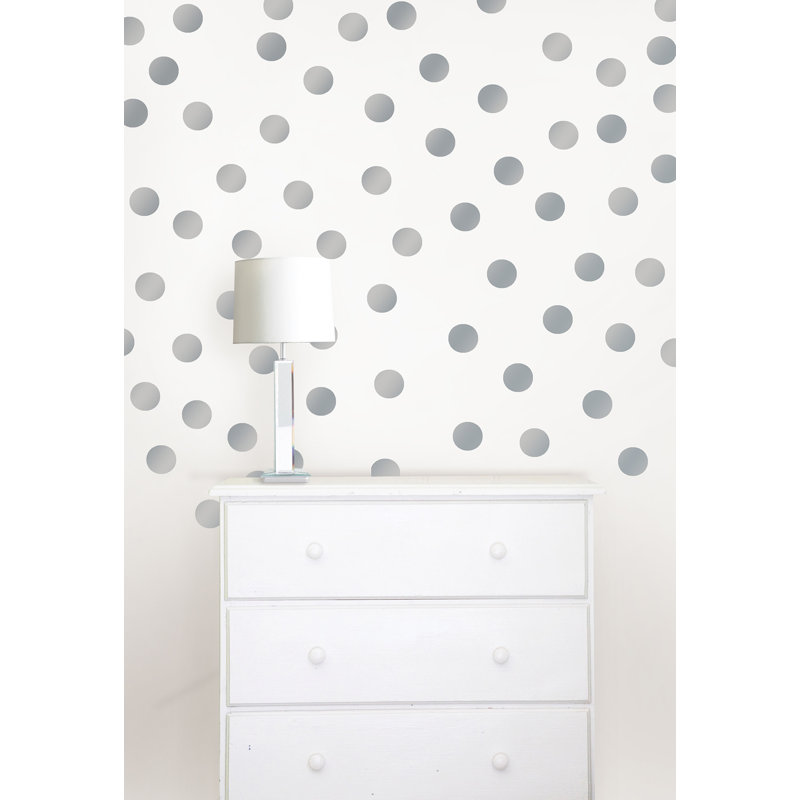 Abstract Non-Wall Damaging Wall Decal, Grey