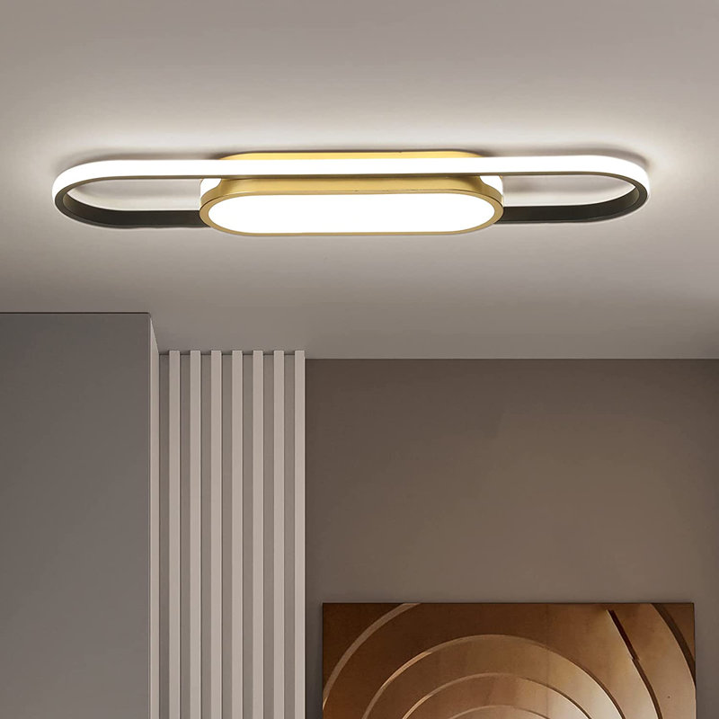 Muscato 1-Light 70cm LED Flush Mount, Gold
