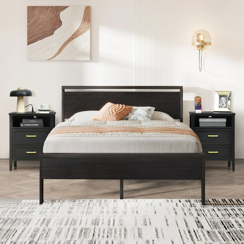 Stanley Night Stand, Black