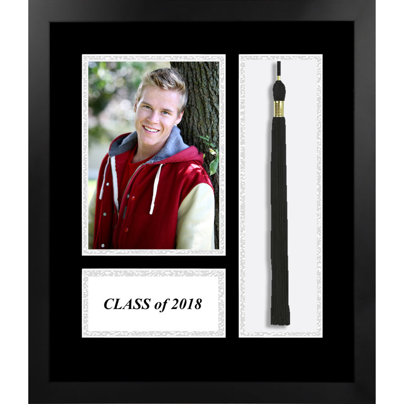 Cadre photo 2018 académique Orear, Cadre noir noir / argent mat