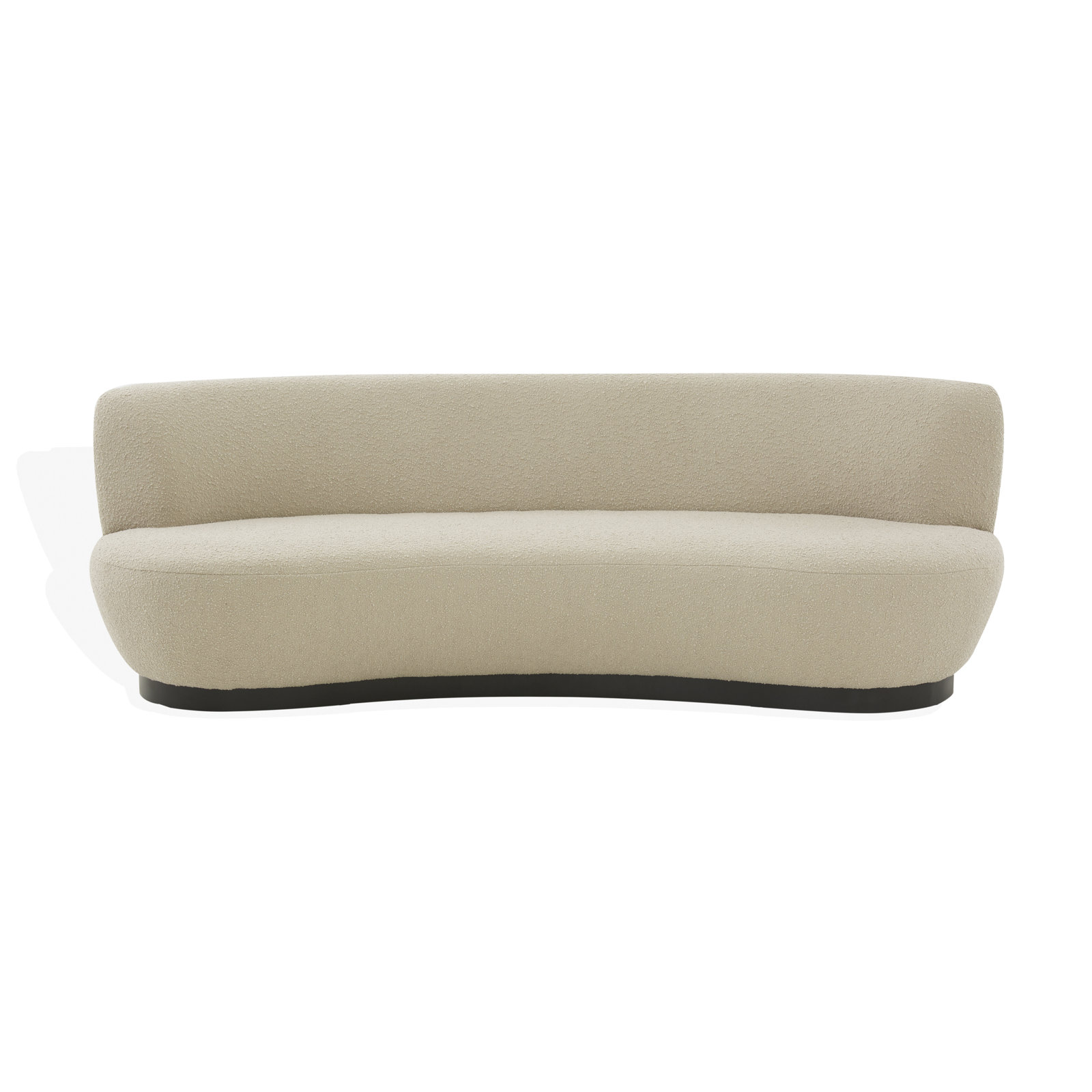Portsmouth 90'' Upholstered Sofa, Oatmeal Boucle