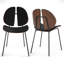 Iaschome 19.3'' H Fabric Upholstered Metal Side Chair