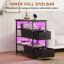 28cm W Metal Bedside Table-225275670