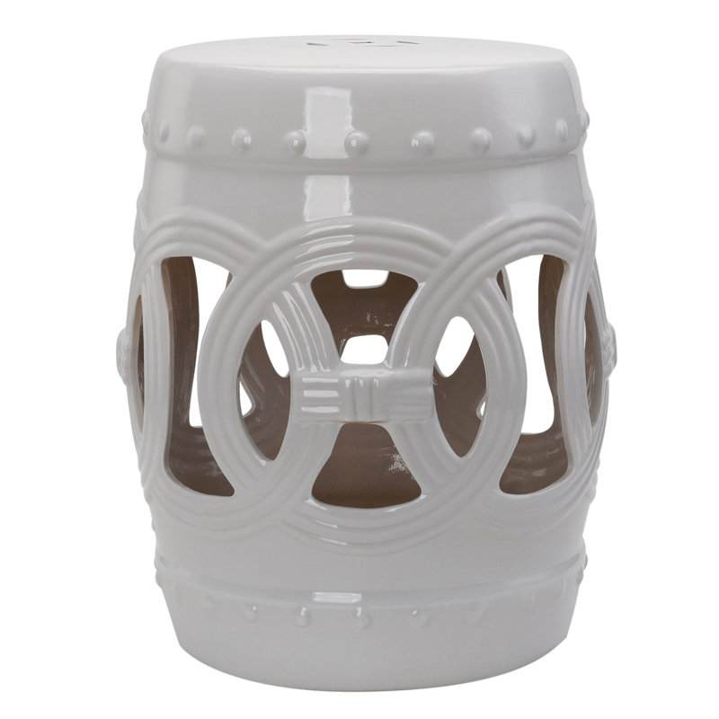 Round End Table Drum End Table Metal Accent Table Side Table For Outdoor Use