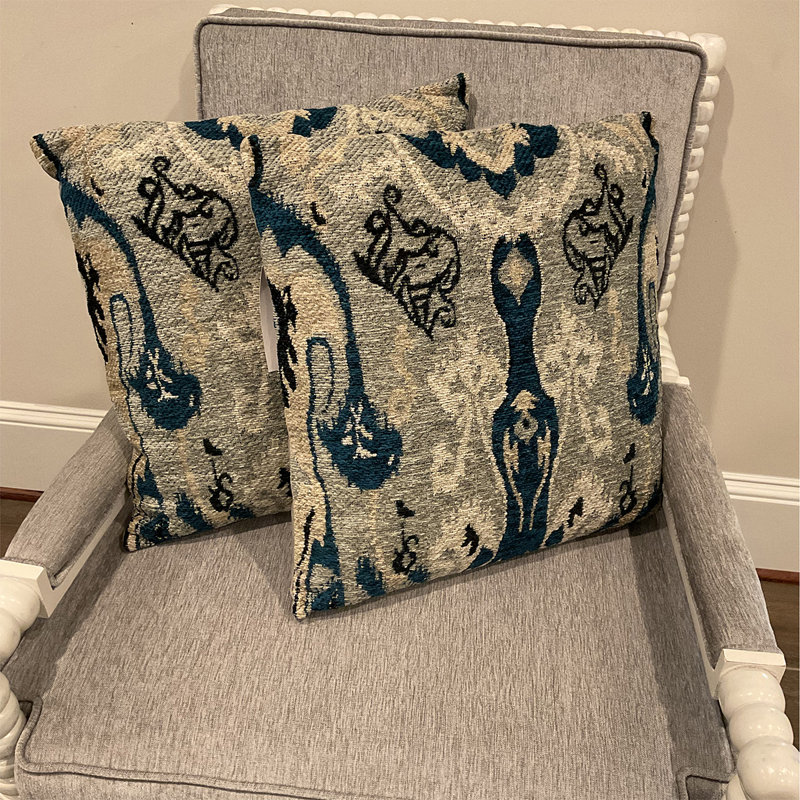 Housse et insert de coussin en chenille Upholstery Collection, gris