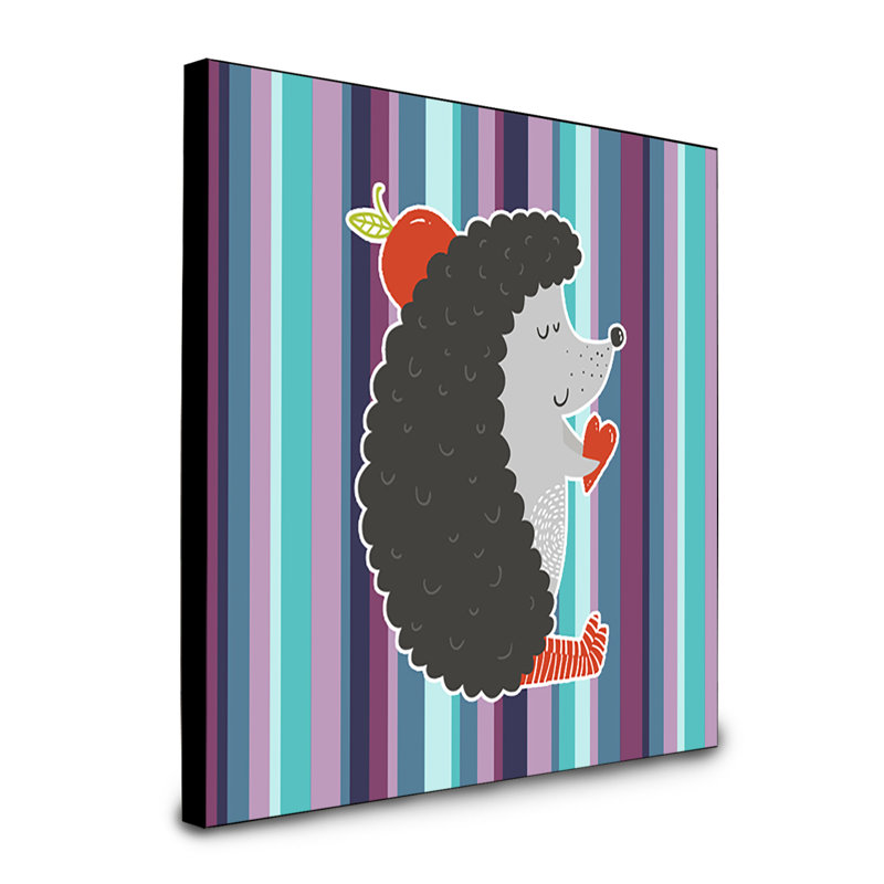Panneau mural d’art hedgehog Abri