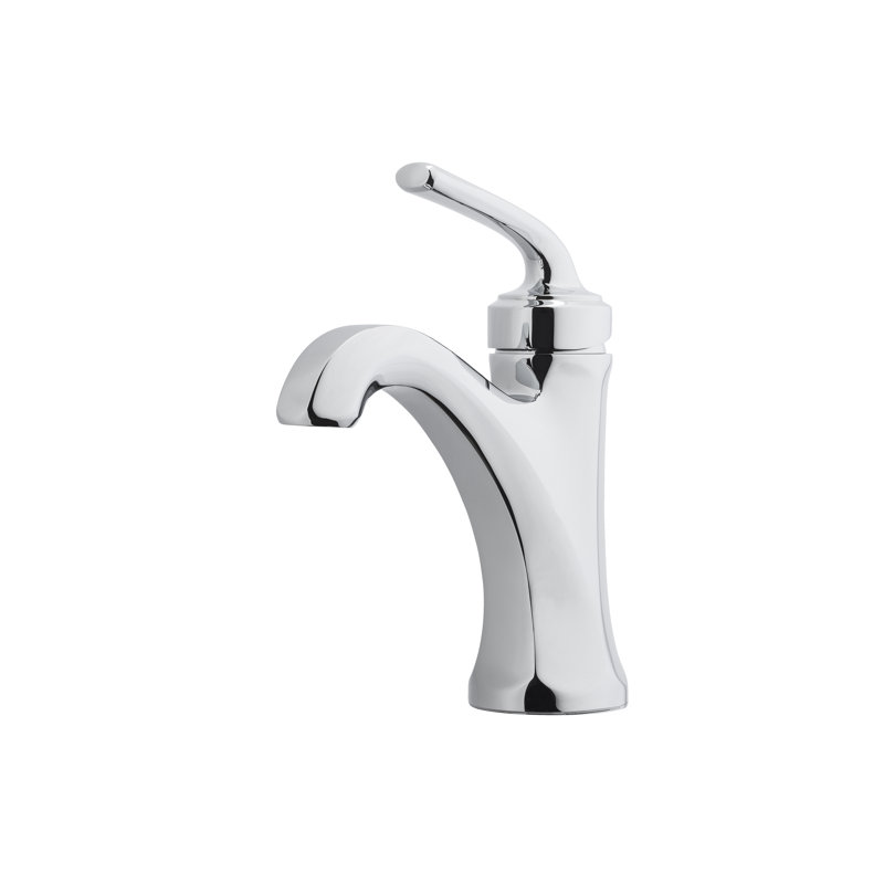 Arterra Single Hole Bathroom Faucet with Drain Assembly, Polished Chrome