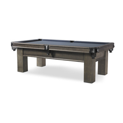 Plank & Hide Elias 8' Slate Pool Table with Storage Drawer | Classic Accessories Kit | White Glove Installation Included