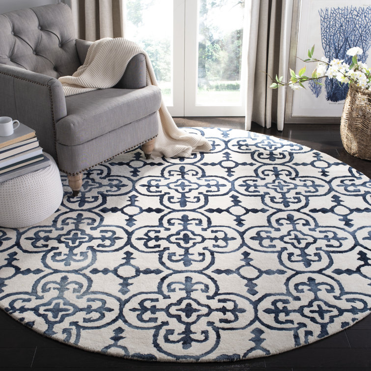 Lumsden Hand Tufted Wool Geometric Rug