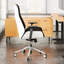Fauteuil de direction haut dossier avec inclinaison ergonomique, rotation à 360 ° et roulettes lisses