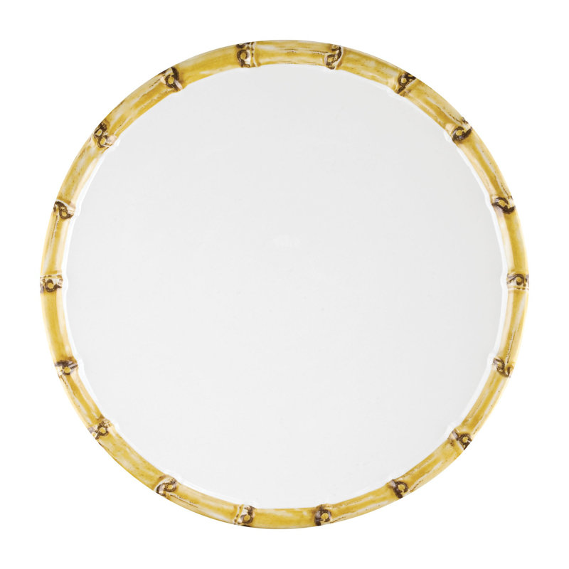 Bamboo, 12" Melamine Plate S6