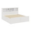 Lit plateforme en bois avec tête de lit multi-rangement, USB et tiroirs-535452165