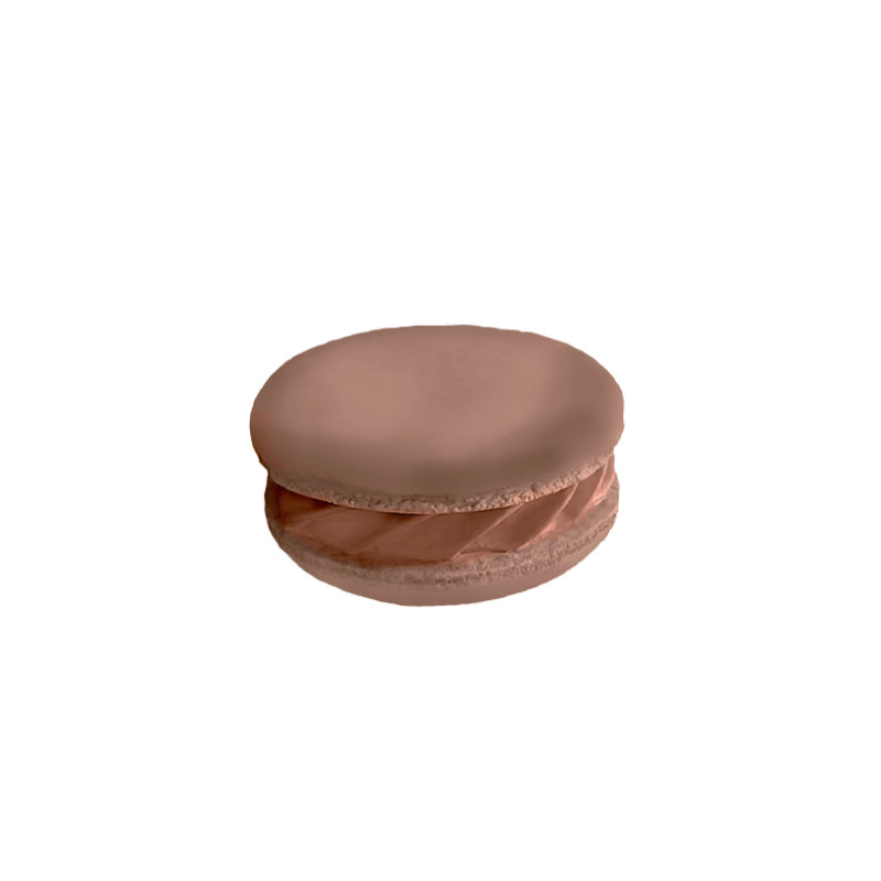 Grande statue Aaziyah Macaroon surdimensionnée, Brun