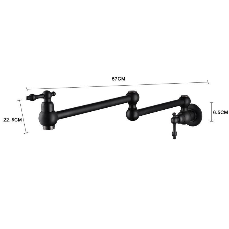 GAWEZA Kitchen Faucet, Black