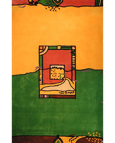 Bright Rug Indoor Rug, Rectangle 5' x 8'