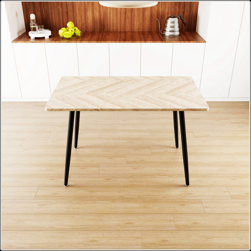 Modern Minimalist MDF Wood Colour Desktop, Legs, Small Sized Dining Table, Computer Desk, Office Desk