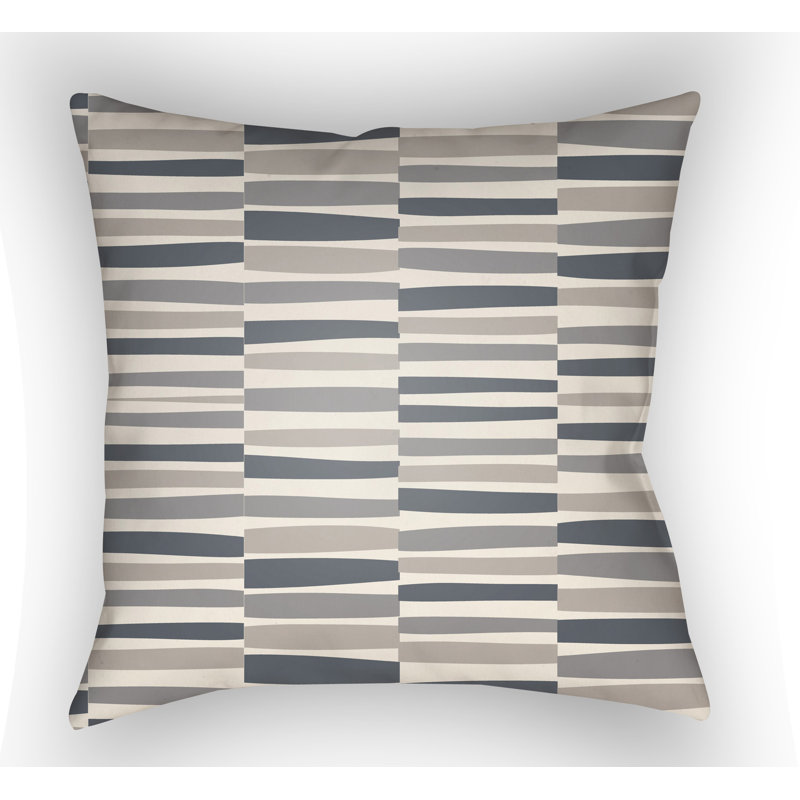 Littles Throw Pillow, 20" H x 20" W x 5" D, Grey
