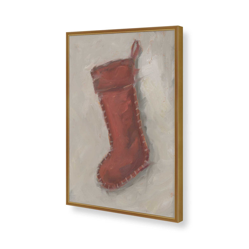 Impression sur toile Traditional Stocking II par Ethan Harper, Impression sur cadre ouvert sans papier mat, H 24 po x l 18 po