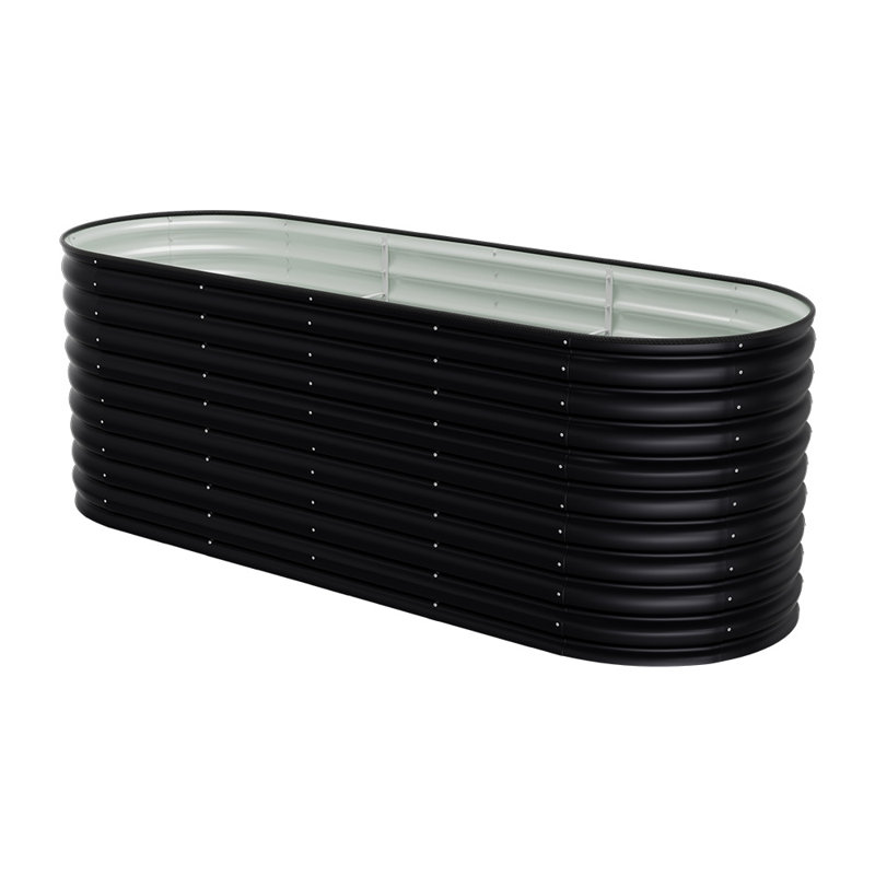 Capus Planter Box, Anthracite, 80cm H x 240cm W x 80cm D