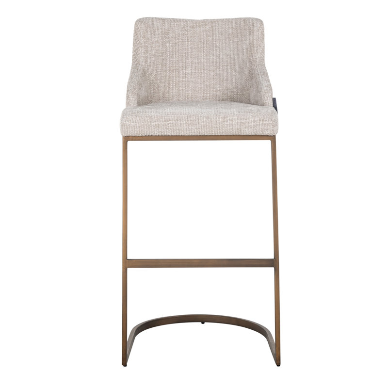 Bolton Upholstered Counter Stool with Metal Frame