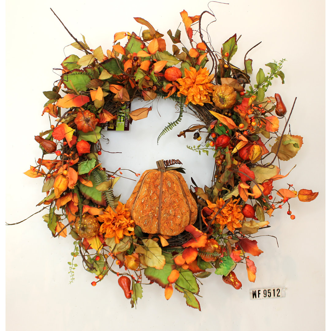 Faux Berry Silk 24'' Wreath August Grove®