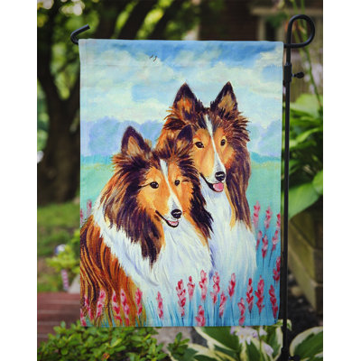 Double Sided 15'' H x 11'' W Polyester Animal Garden Flag