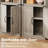 5 Tier Bookshelf With Storage, 68.7'' Tall Bookcase, Wooden Storage Cabinet-1027770391