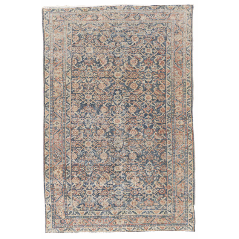 One-of-a-Kind 4' X 6' Hand Knotted Area Rug