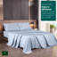 Ensemble de draps 100% satin de coton 200 fils respirant et rafraîchissant-86162150-86162151