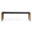Orlando 62" Oak Wood Charcoal Bench-1140717670
