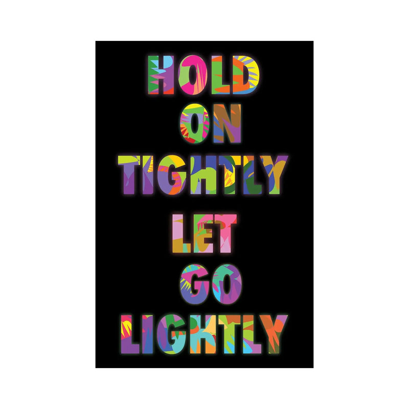 Tighly Lightly - reproduction d'art murale - toile tendue, 18" x 12", Gallery Wrapped Canvas, No Frame